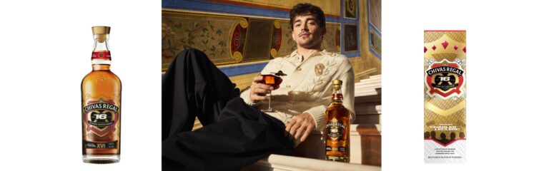 F1 Fahrer Charles Leclerc und Chivas Regal präsentieren ihren ersten 16-jährigen Whisky – ein Ausdruck wahrer Meisterschaft