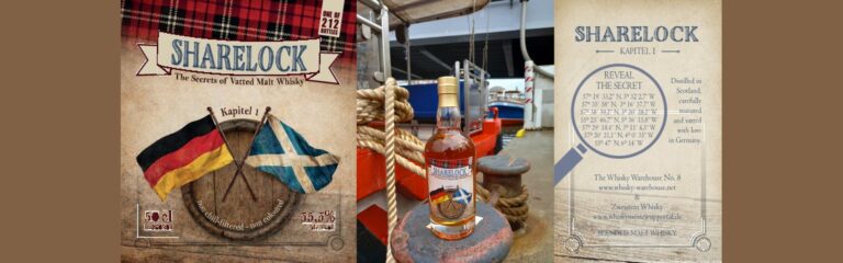 Whisky Warehouse No. 8 & Zweistein Whisky bringen SHARELOCK – The Secrets of Vatted Malt Whisky – Kapitel 1