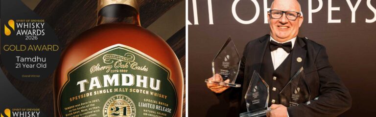 Tamdhu 21 yo zum Gesamtsieger der Spirit of Speyside Whisky Awards 2026 gekürt
