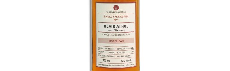 Die Whiskybotschaft 2.0 mit erster Single Malt Scotch Whisky-Abfüllung