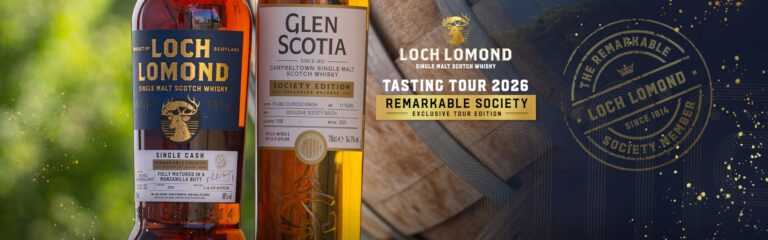 Loch Lomond Remarkable Society Tour mit exklusivem Tour Single Cask: Loch Lomond 2018 Manzanilla Butt