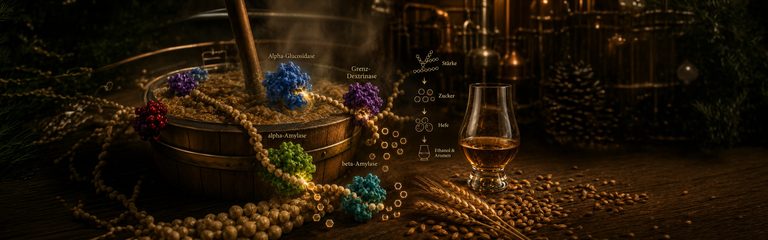 Whisky & Chemie – Ein Blick hinter die Aromen (Teil 9): Stärkeabbau durch Enzyme – Teamwork in Perfektion