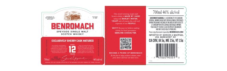 TTB-Neuheit: Benromach 12yo Exclusively Sherry Cask Matured