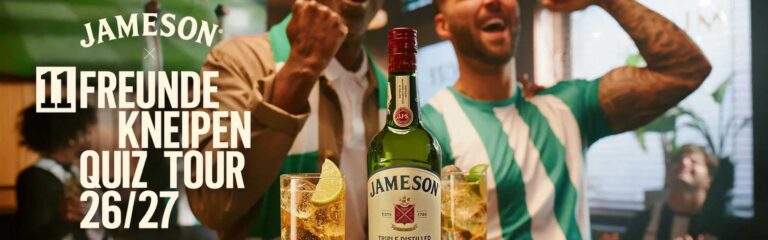 Anpfiff zur zweiten Runde: Jameson und 11FREUNDE bringen das Kneipenquiz zurück auf Tour