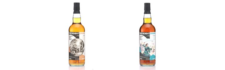 Whisky Bibliothek & Decadent Drams: Gemeinsame exklusive Abfüllungsserie startet mit zwei Whiskys