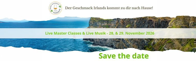 Alles neu: Das Irish Whiskey Wochenende 2026 kommt in neuem Gewand