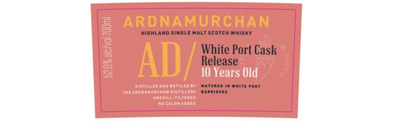 TTB-Neuheit: Ardnamurchan AD/White Port Release 10 Years Old