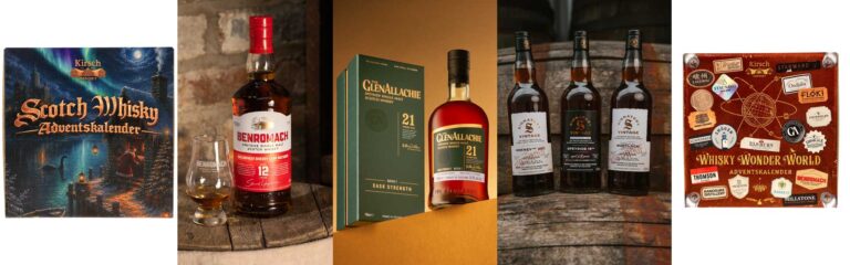 Neu bei Kirsch Import: Adventskalender 2026, Benromach 12 y.o., The GlenAllachie 21 y.o. Batch 7 und PX Single Cask sowie Signatory 100 Proof und 100 Proof Exceptional Cask Edition