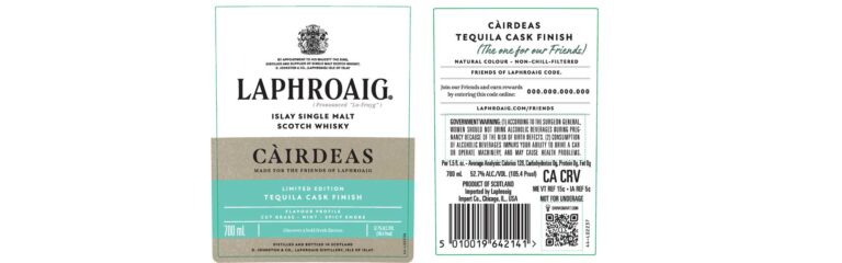 TTB-Neuheit: Laphroaig Càirdeas Tequila Cask Finish