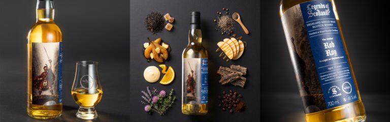 whic.de bringt sechstes Kapitel der Legends of Scotland: ein 15 Jahre alter Royal Brackla Single Malt für den Outlaw Rob Roy MacGregor