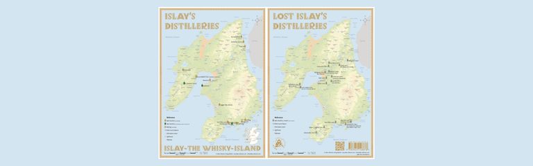 Alba-Collection Verlag veröffentlicht 3. Aktualisierte Auflage Tasting Map Islay