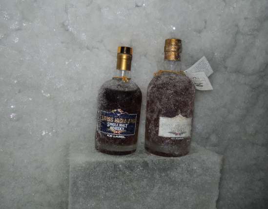 Ice Lable Whisky reift auf 3454 Metern