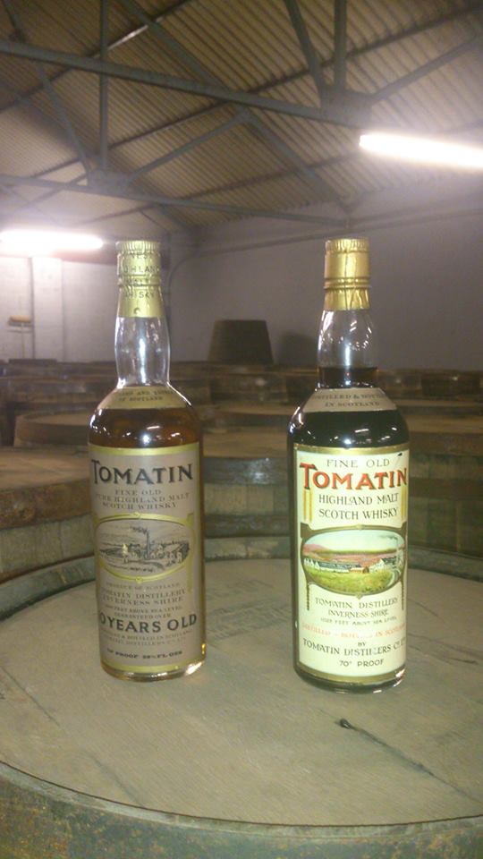 Whisky im Bild: Zwei alte Tomatin